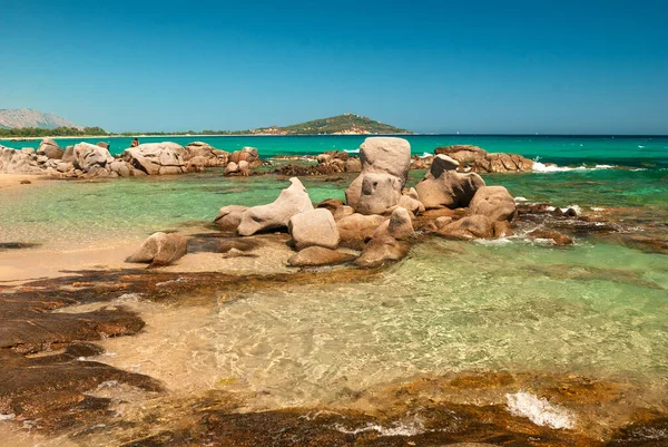 Strand Van Sardinië Lido Orr Tortol Italië — Stockfoto