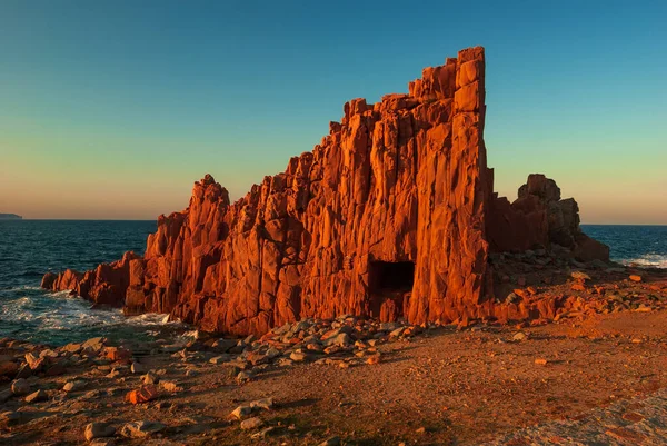 Sardinien Red Rocks Arbatax Italien — Stockfoto