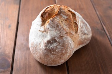 Yiyecekler. Taze ekmeği kapat.