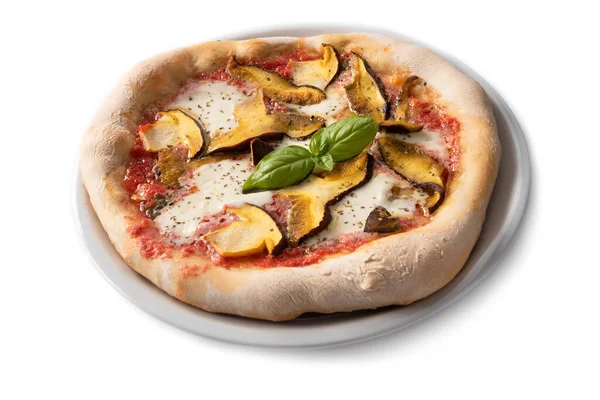 Delicious Pizza Porcini Mushrooms — Stock Photo, Image