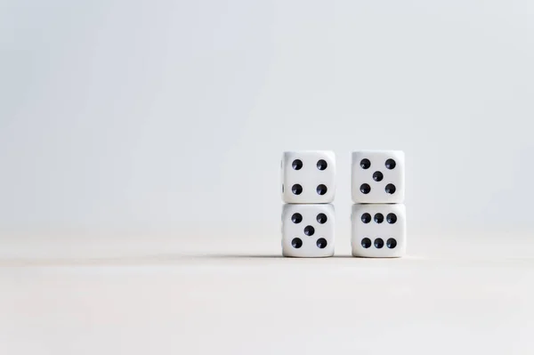 Nine Eleven Dice Numbers Concept Copy Space Text — Stock Photo, Image