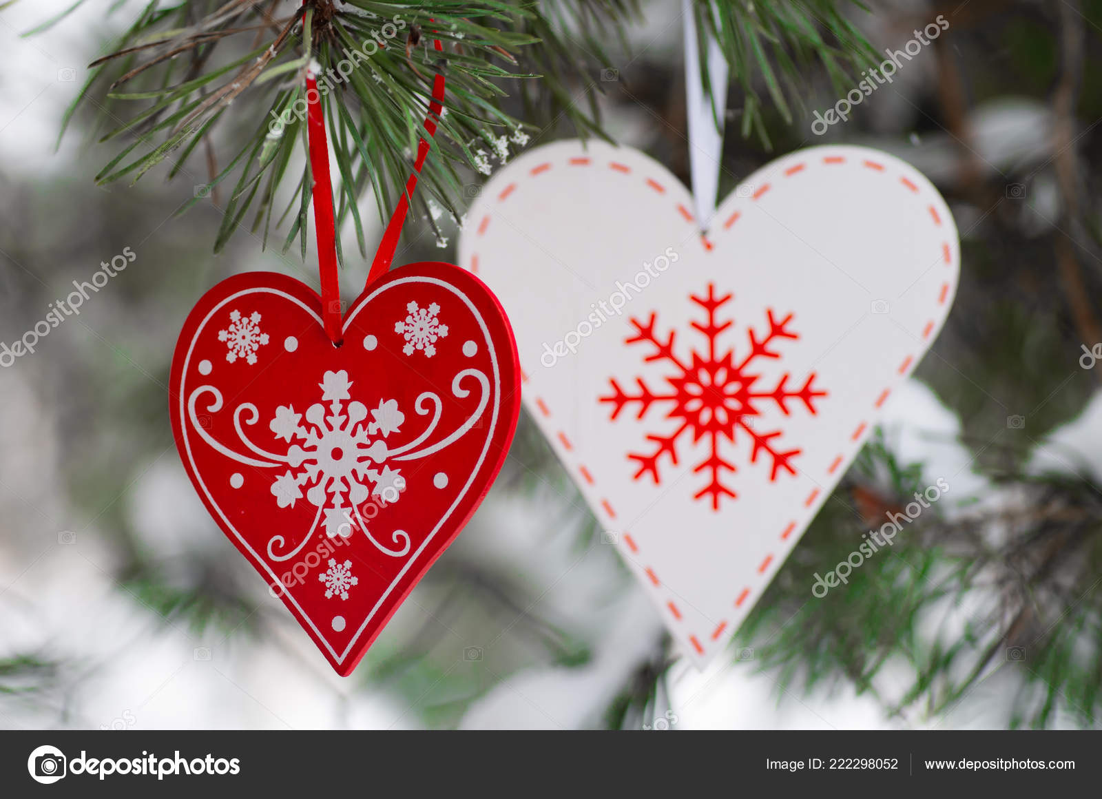 Wooden Decoration Shape Heart Christmas Decoration Shape Heart
