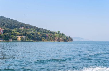Prens Adaları ve Marmara Denizi, Türkiye'nin görünümünü.