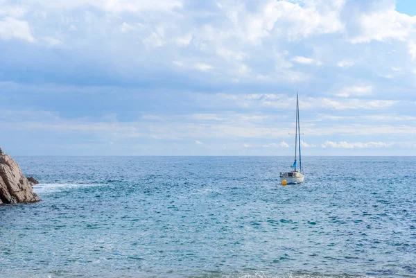 海景，Tossa de Mar，Costa Brava，西班牙 — 图库照片