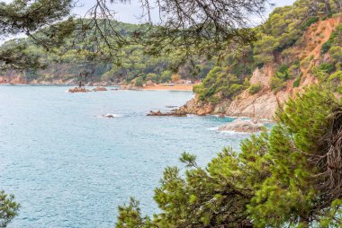 Deniz manzaralı Santa Clotilde Bahçeleri, Catalonia