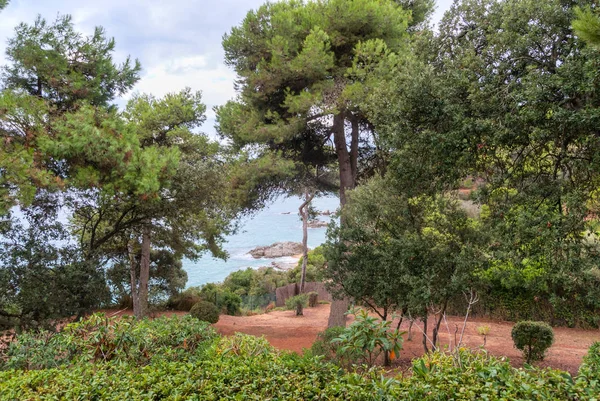 Sea view from Santa Clotilde gardens, Catalonia — Stock Photo, Image