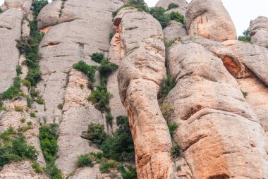 Montserrat, Barselona, Ispanya yakınlarındaki bir dağ