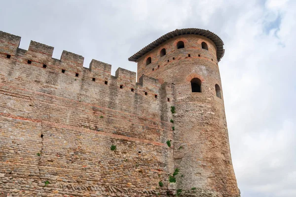 Det medeltida slottet Carcassonne, Aude Occitanie Frankrike — Stockfoto