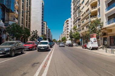 Gün ortası trafik sıkışıklığı - Kazablanka - Fas