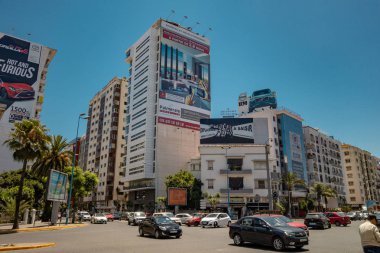 Gün ortası trafik sıkışıklığı - Kazablanka - Fas
