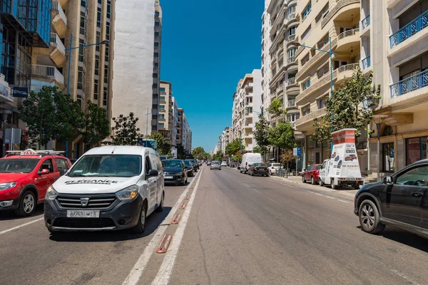 Mid day traffic jam - Casablanca - Morocco — Stock Photo, Image