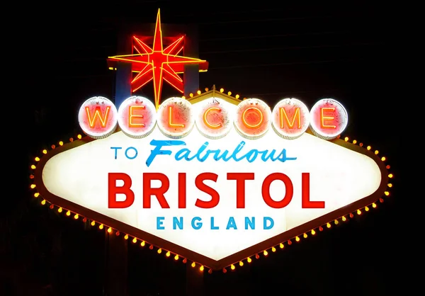 Bem Vindo Fabuloso Bristol — Fotografia de Stock