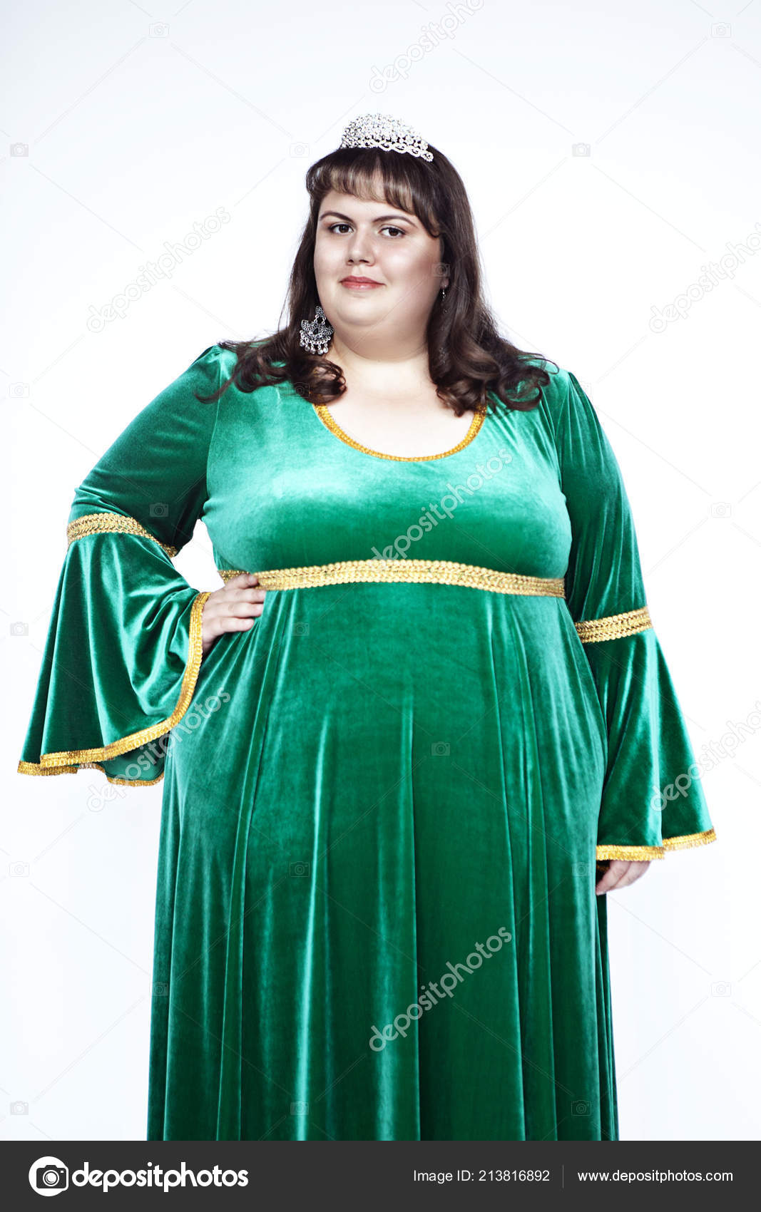 very green dress