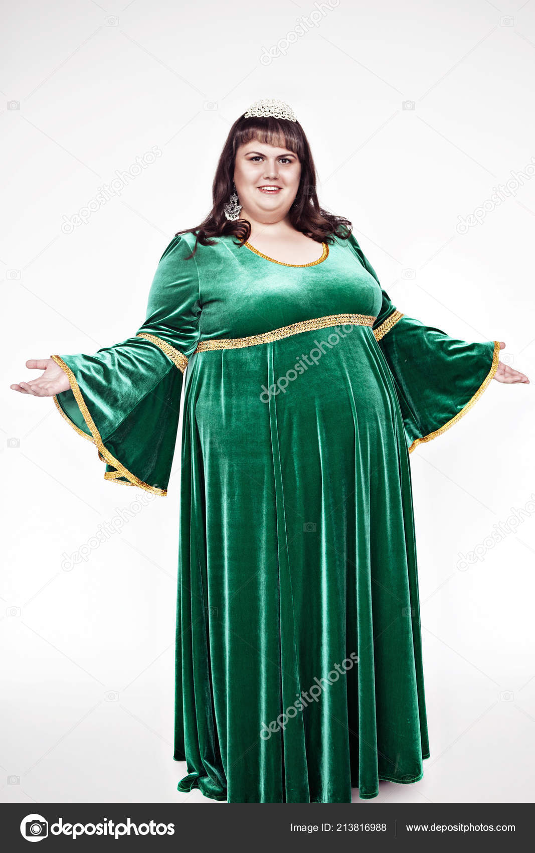 very green dress