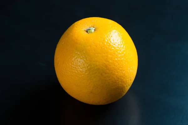 Fresh Orange Black Background — Stock Photo, Image