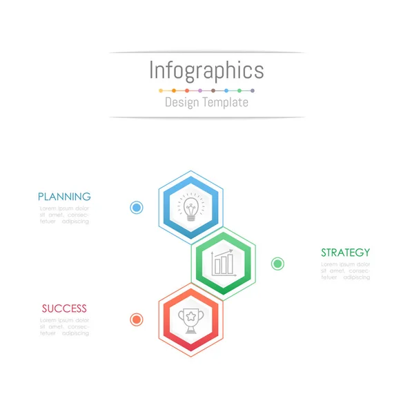 Elementos Diseño Infográfico Para Sus Datos Empresariales Con Opciones Piezas — Vector de stock