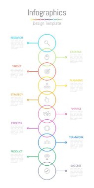 Infographic tasarım öğeleri için iş verilerinizi 10 seçenekleri ile.
