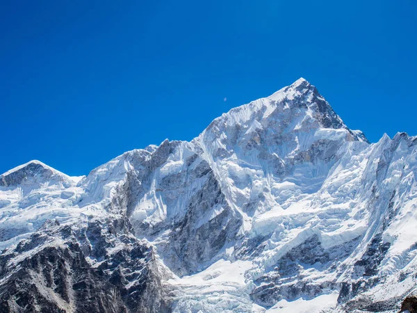 Himalaya Dağ Manzaralı Rota Everest Saha Kampı Için — Stok fotoğraf