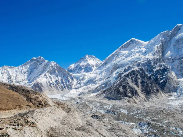 Himalaya Dağ Manzaralı Rota Everest Saha Kampı Için — Stok fotoğraf