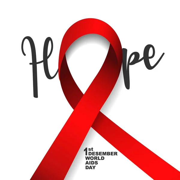 Διάνυσμα Του Κόσμου Aids Ημέρα Symbol 1St Δεκεμβρίου Παγκόσμια Ημέρα — Φωτογραφία Αρχείου