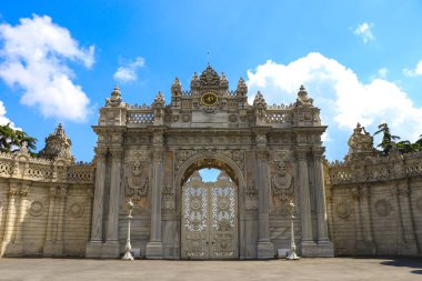 Dolmabahçe Sarayı giriş (sultan kapısı), istanbul, Türkiye