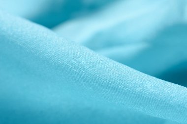 Katlanmış turkuaz kumaş