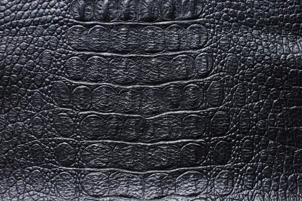 Black Leather Texture Background Your Design — Stock Photo, Image