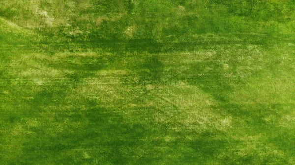 Antenowe Zielona Trawa Tekstura Tło — Zdjęcie stockowe