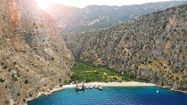 Aérien Vallée Des Papillons Turquie Vue Drone — Photo