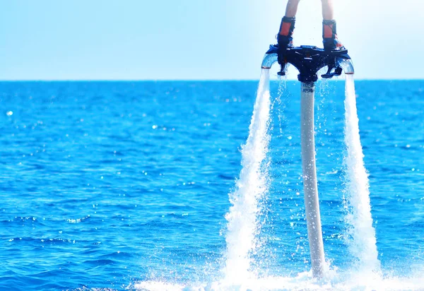 Flyboard Seariding Dans Une Mer Bleue — Photo