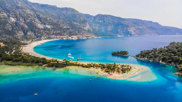Stranden Oludeniz Blå Lagunen Turkiet — Stockfoto