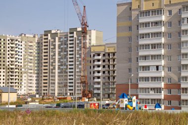 Vologda, yeni apartmanlar 5 bölgesi 2018 inşaatı Russia.City