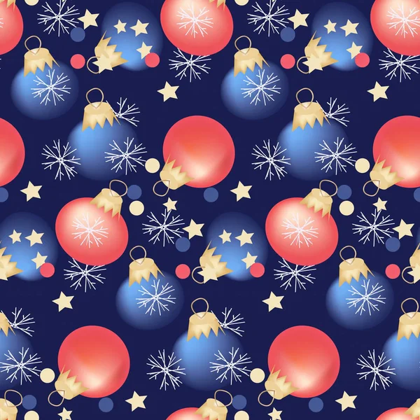 Wzór Dekorację Świąteczną Christmas Balls Holiday Design — Zdjęcie stockowe