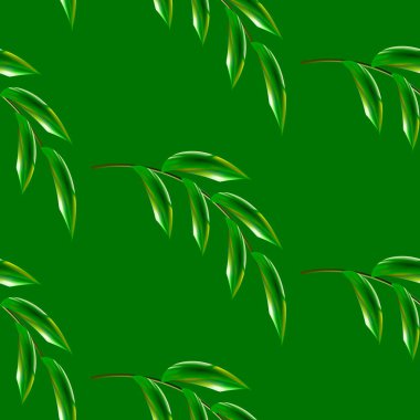 Sonbaharın desensiz, soyut dekoratif deseni güzel yaprak gökkuşağı renkleri.