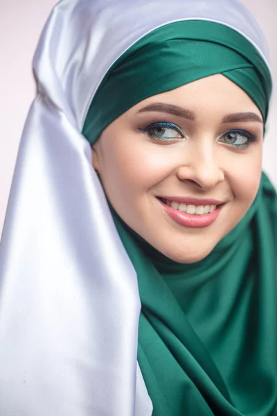 close up portrait of girl with hidden beauty