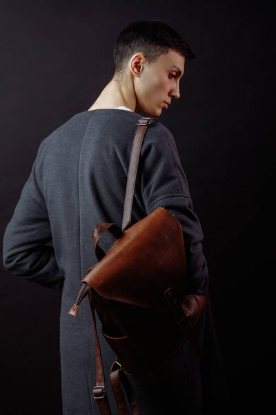 Businessman casual couples lifestyle, man Fashion and Beauty concept