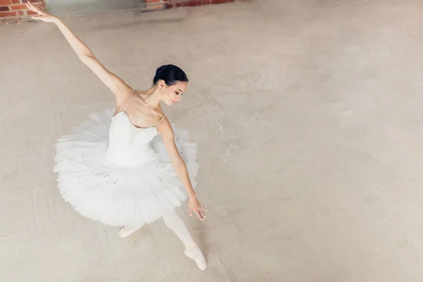 Graciösa rörelser i balett. kopia utrymme — Stockfoto