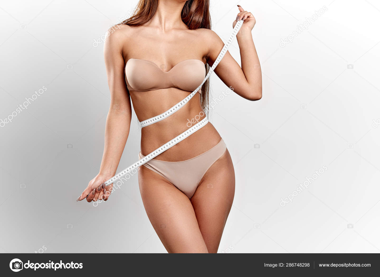 Woman With Slim Boddy Controlling Her Callories Stock Photo By C Ufabizphoto Woman With Slim Boddy Controlling Her Callories Stock Photo By C Ufabizphoto