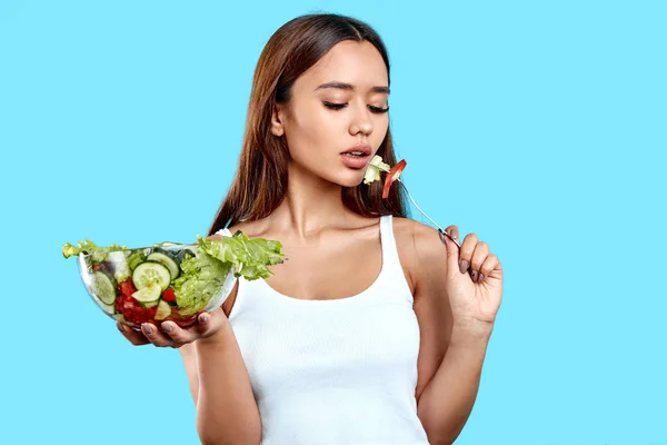 Sexy příjemný model na dietě — Stock fotografie