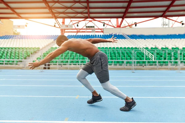 Afričan nastavil nový světový rekord ve sprintu — Stock fotografie