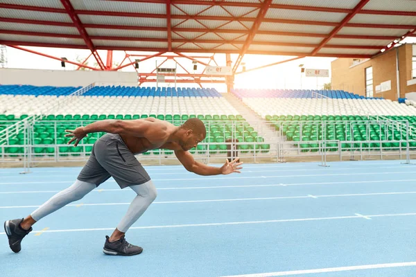 Member of relay team is coasting to victory — Stock Photo, Image