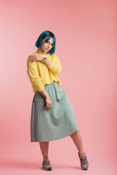 romantic girl posing to the camera