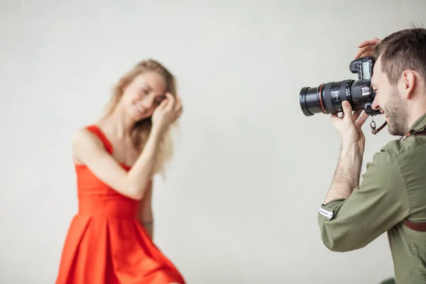 Fotograf macht seinen Job, — Stockfoto