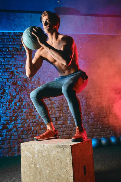 Box jumps Man adds a good dose of virtuosity for increased speed efficiency