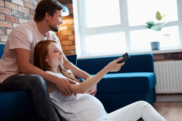 couple going to watch tv together