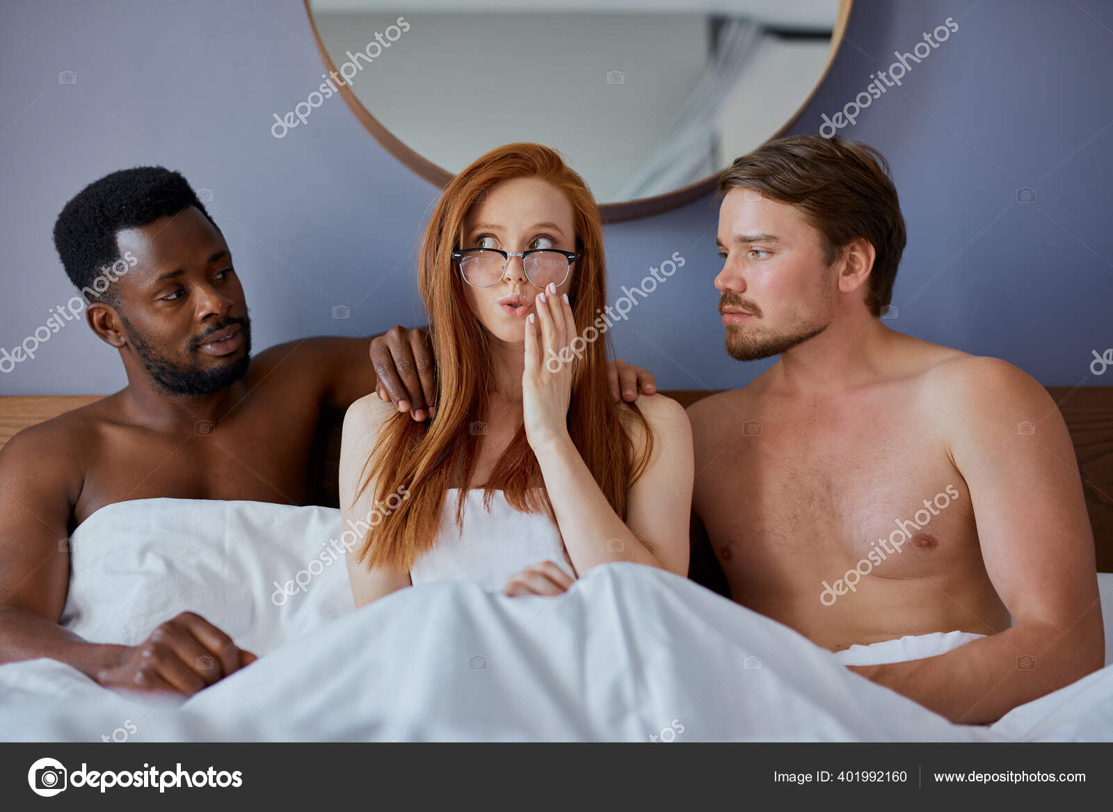 Threesome concept photo
