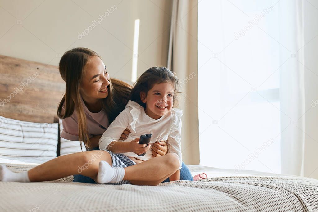 Mother and daughter spending holiday together