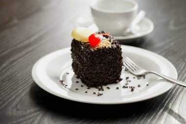 Lezzetli pasta konsepti. Loke şekerlemeleri