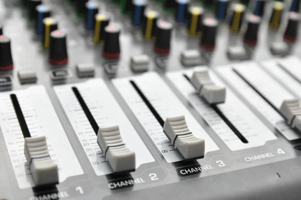 Звуковой Контроль Аудио Тюнинг — стоковое фото