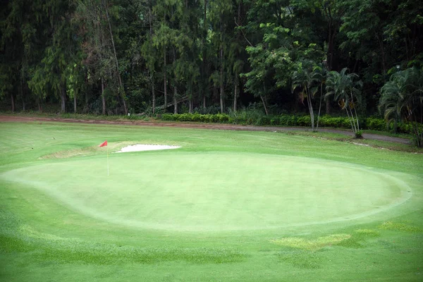 Golfbana Landsbygden Spela Golf Golfbana — Stockfoto